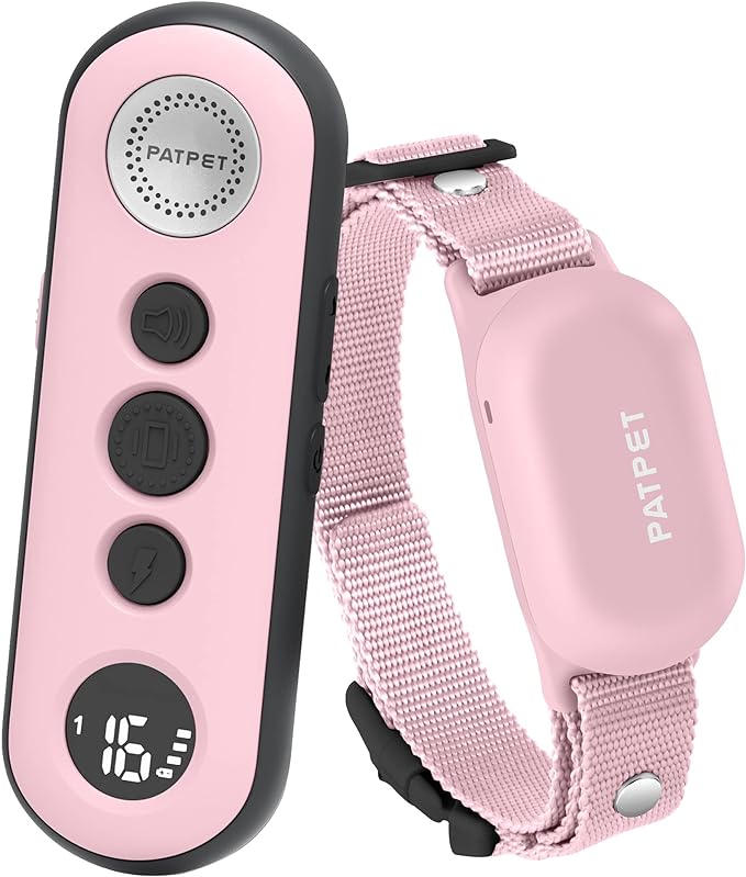 PATPET Dog Training Collar with Remote 3 Adjustable (8-120 lbs)