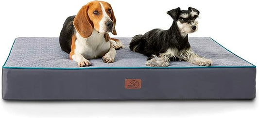 Bedsure Orthopedic Dog Bed for Extra Large Dogs 2-Layer Thick (44x32x4 Inches),