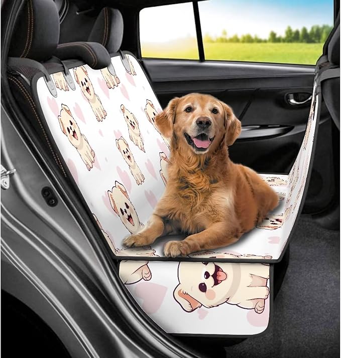 AFPANQZ Cute Cartoon Dog Car Dog Cat Seat