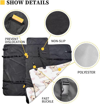 AFPANQZ Cute Cartoon Dog Car Dog Cat Seat