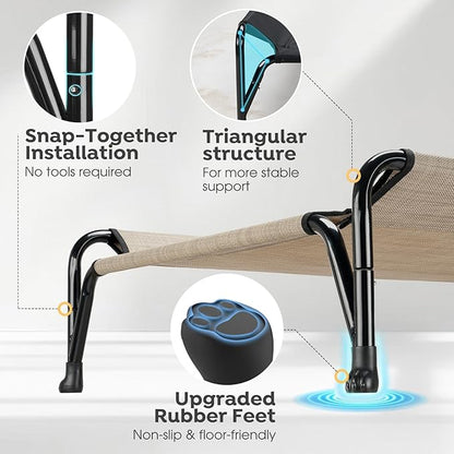 Veehoo Large Elevated Dog Bed CWC2405ACP