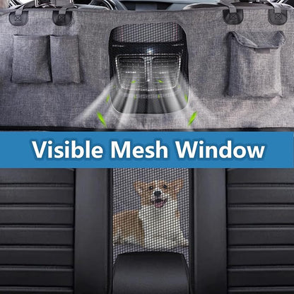 Dog Car Seat Cover for Pets 100% Waterproof 900D Heavy