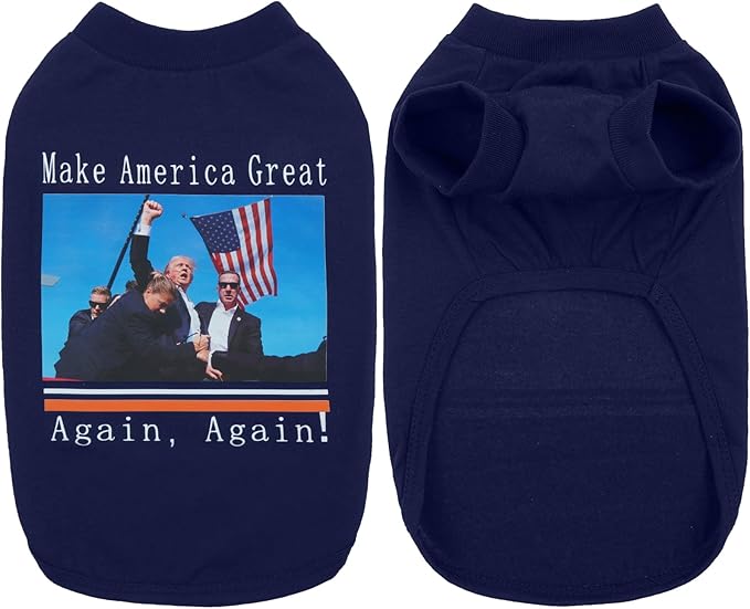 Small Dog Shirt -Navy Blue