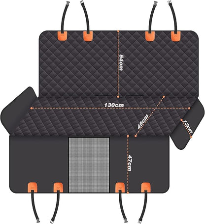 GXT Dog Back Seat Cover Protector for Cars SUV and Trucks with Mesh Window