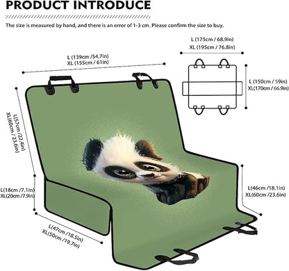 AFPANQZ Panda Baby Dog Cat Seat Cover