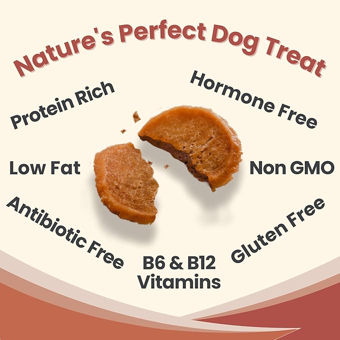 Farm To Pet Dog Training Treats - Chicken Chips, Single Ingredient, Lean, All Natural, Healthy Dog Treats for Small, Medium, Large Dog Breeds, & Puppies, Made in USA