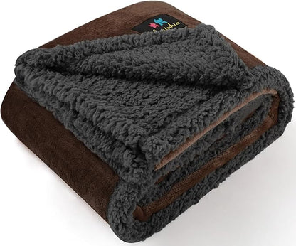 Luciphia Waterproof Blanket for Large Dogs Liquid Proof Medium（57" x 40"）