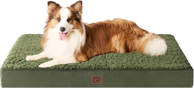 EHEYCIGA Orthopedic XL Dog Beds for Extra Large Dogs with Removable Washable Cover for Crate 41x27