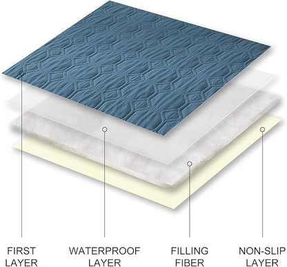 SYSLOON Waterproof Dog Bed Cover Sofa,Car,30"x53",Grayish Blue