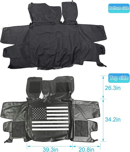 JeCar for Wrangler JL Pet Dog Barrier Rear 2018-2023 Jeep 4 Door