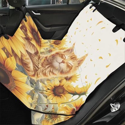AFPANQZ Sunflower Cat Dog Cat Seat Cover Bucket