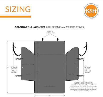 K&H Pet Products Economy Cargo Cover Realtree Edge 54 Inches