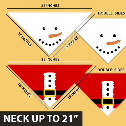 Christmas Dog Bandanas 2 Pack