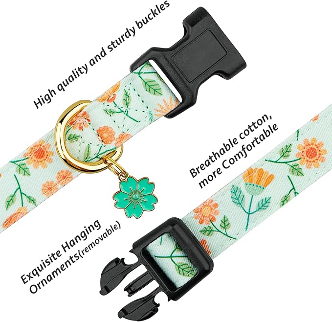 Cotton Handmade Dog Collar Cute and Distinctive Patterns