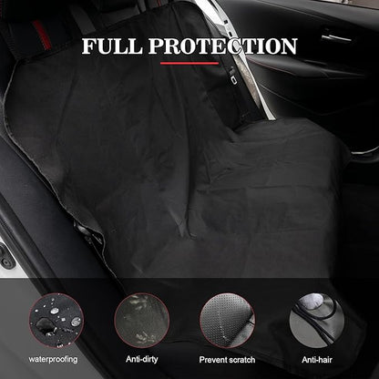 XUKEY Dog Car Back Seat Cover Protector Backseat for Pets Waterproof Non-Slip Scratchproof