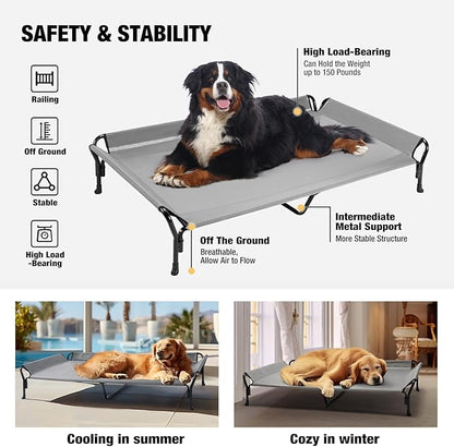 Veehoo Cooling Raised Dog Bed