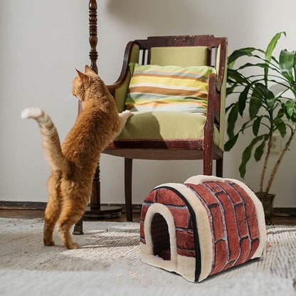 FOMIYES 1pc Pet Sleeping Bed Cat Sleeping House