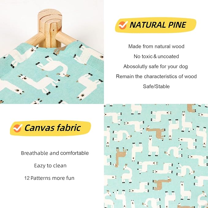 Patas Lague Cat and Dog Hammock Bed Small Dog Bed