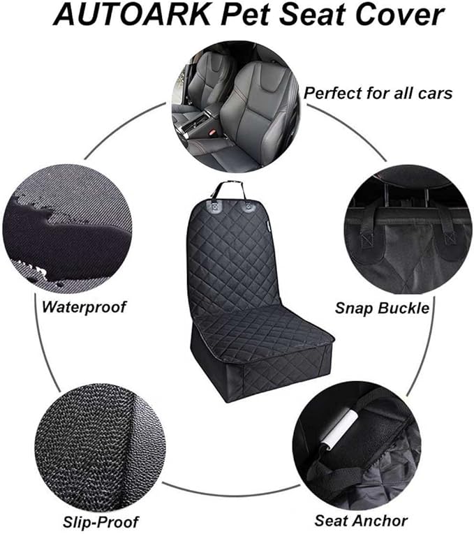 AUTOARK Pet Front Seat Cover SUVs,Black,AK-027