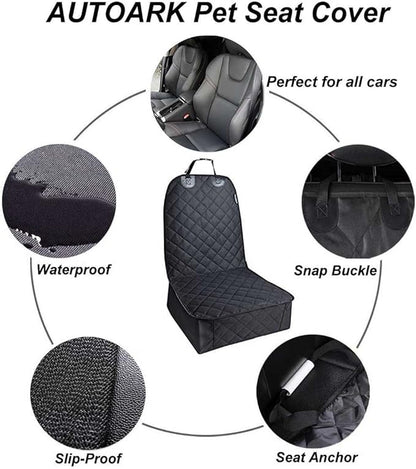 AUTOARK Pet Front Seat Cover SUVs,Black,AK-027