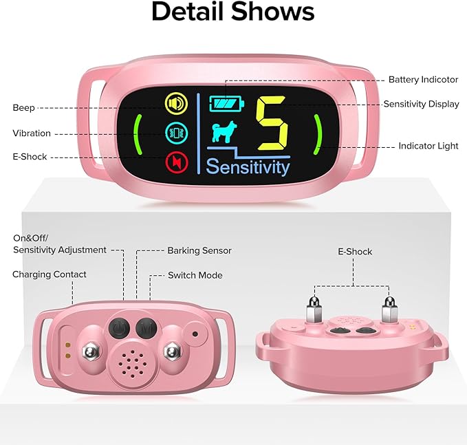 Dog Bark Collar 5 Adjustable