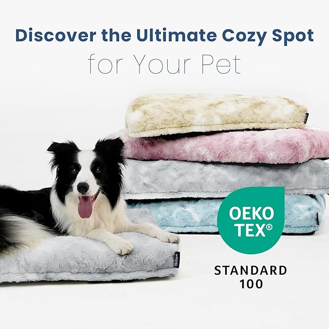 Washable Dog Bed Deluxe Breeds.35 * 23",Blue