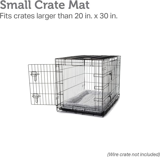 Friends Forever Bolster Dog Crate Mat 30 Inch