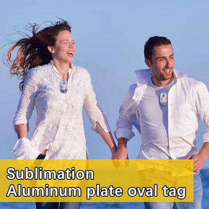 18 pcs Sublimation Dog Tags Blanks