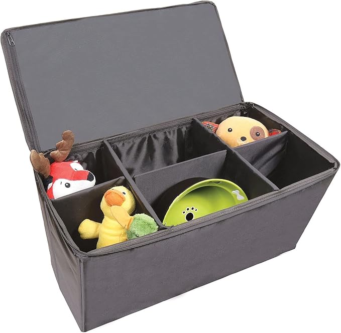 HOME DISTRICT PET Rear Car Seat Gap Filler Back Seat Extender for Dogs with Storage 100 Pounds