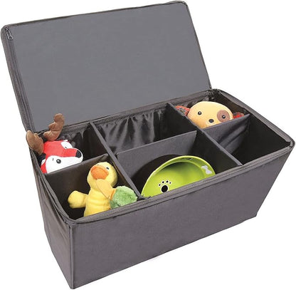 HOME DISTRICT PET Rear Car Seat Gap Filler Back Seat Extender for Dogs with Storage 100 Pounds