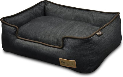 P.L.A.Y. Pet Lifestyle and You Denim Brown Lounge Bed for Dogs