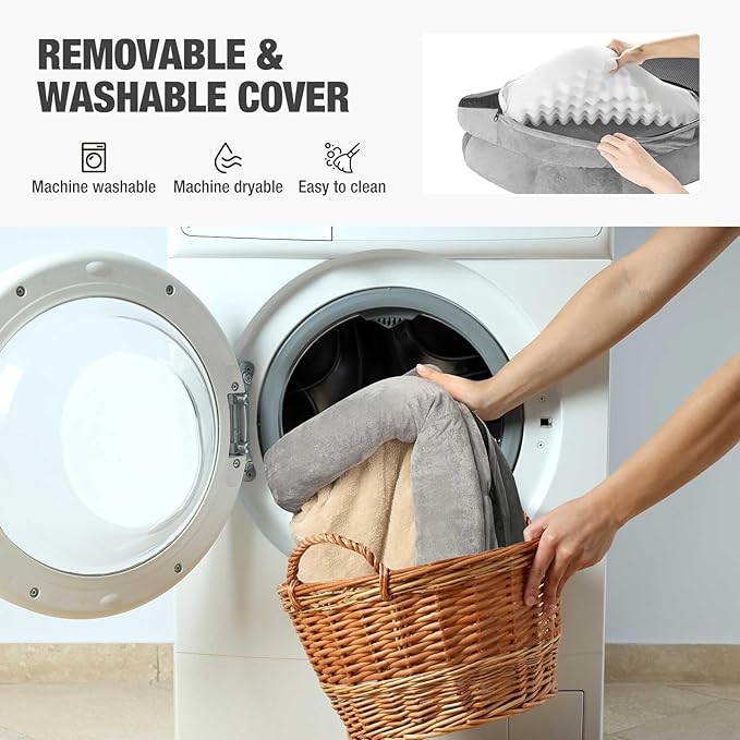 Veehoo Orthopedic Dog Bed for Large Dogs 4-Sides Bolster