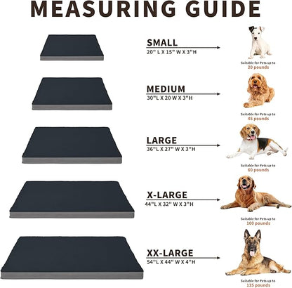 Easy-Going Dog Bed for Small Dogs (20x15x3 in,