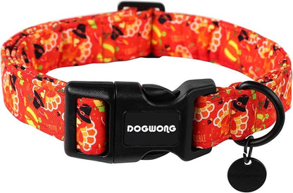 DOGWONG Cotton Dog Collar