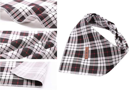 Lionet Paws Dog Bandana Washable Cotton Handkerchief Scarf