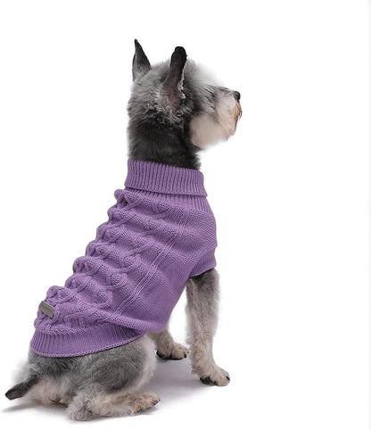 Dog Warm Winter Sweater MengMengDa Pet Dog Clothes