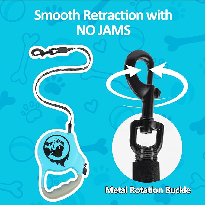 Retractable Dog Leash 16 Ft 110 Lbs,