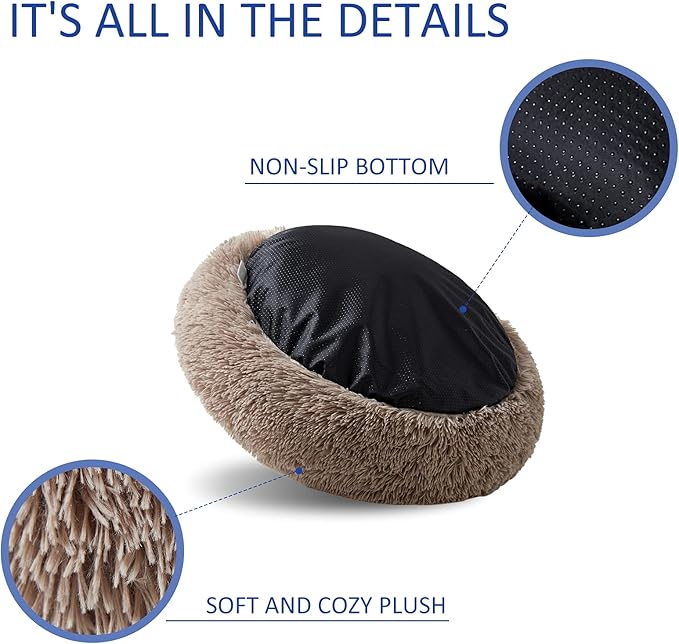 Washable Dog Round Bed Large