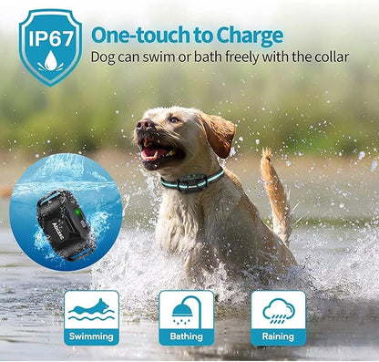 Dog Training Collar with Remote 1200ft Control Range 5-120 lbs IP67 Waterproof (1-8) Shock (1-16) Vibration (1-99) Modes