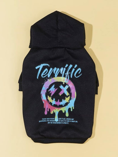 QWINEE Dog Hoodie Dog Shirt Sweatshirt Stylish Dog