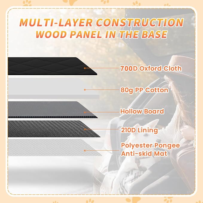 LETTON Back Seat Extender for Dogs