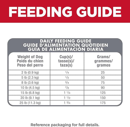 Hill's Science Diet Small & Mini, Senior Adult 11+, Small & Mini Breeds Senior Premium Nutrition, Dry Dog Food, Chicken, Brown Rice & Barley, 4.5 lb Bag