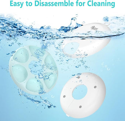 Ownpets 6 Meals Automatic Cat Feeder for Wet/Dry Food 2 Ice