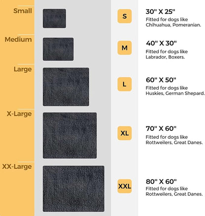 Veehoo Fluffy Fleece Dog Blanket 60x70 inch