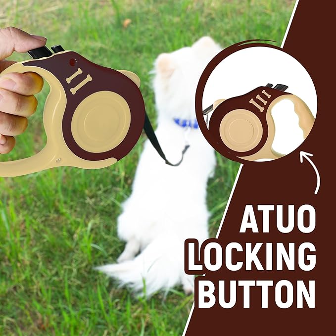 Retractable Dog Leash Automatic Telescopic Tractor Dog Tape 10/16 FT