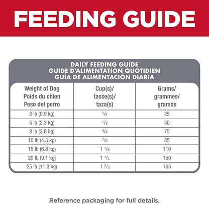 Hill's Science Diet Small & Mini, Senior Adult 7+, Small & Mini Breeds Senior Premium Nutrition, Dry Dog Food, Chicken, Brown Rice, & Barley, 4.5 lb Bag