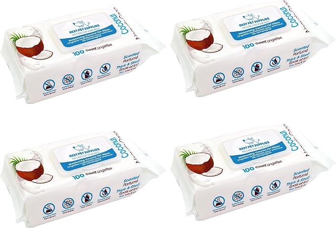 Best Pet Supplies Dog Wipes 400 Pack,