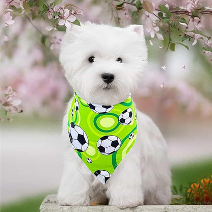 Football Dog Bandanas for Small Dogs Breed Cats 18 Inch 7PCS