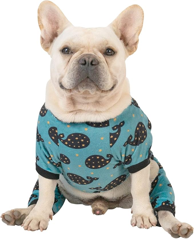 CuteBone Soft Puppy Pajamas Cute Dog Pjs Jumpsuit Pet Clothes Apparel P143S