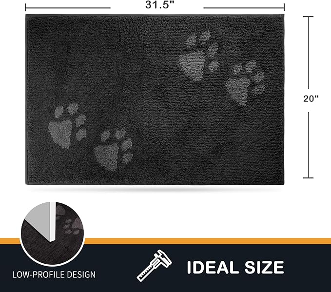 PURRUGS Dirt Trapper Door Mat 20" x 31.5"